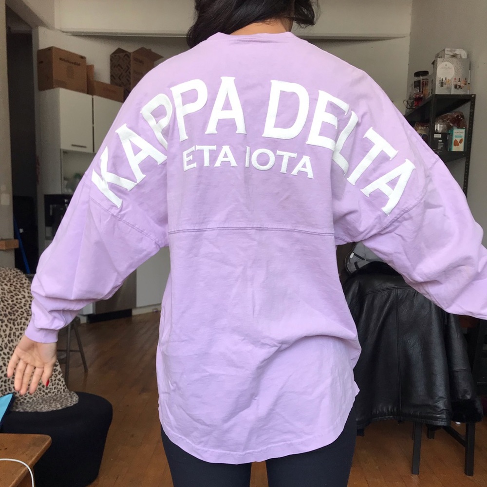 Kappa delta purple spirit jersey